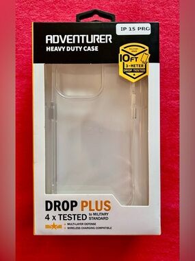 Drop Plus Clear Heavy Duty Case for iPhone 15 Pro